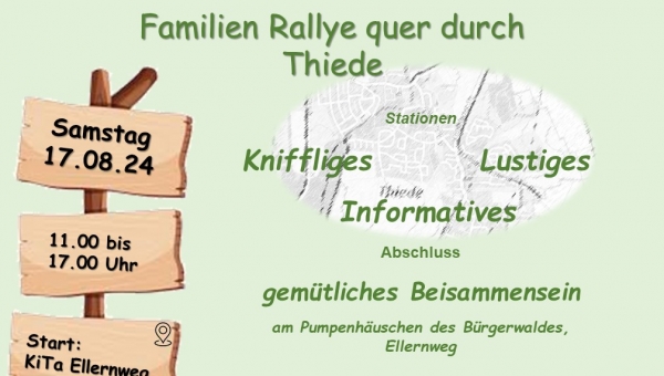 Familien-Fahrrad-Rallye